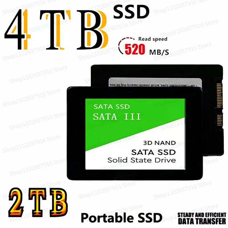

New Hot 4tb Hard drive disk 120GB 240GB 500GB 2.5 SSD 2TB 1TB solid state drive disk Disco duro de 4 TB for laptop desktop HHD