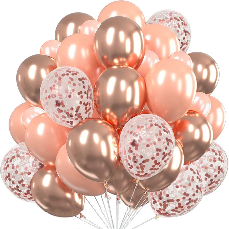 Блестящие латексные воздушные шары с конфетти 10 шт./Лот романтическое свадебное