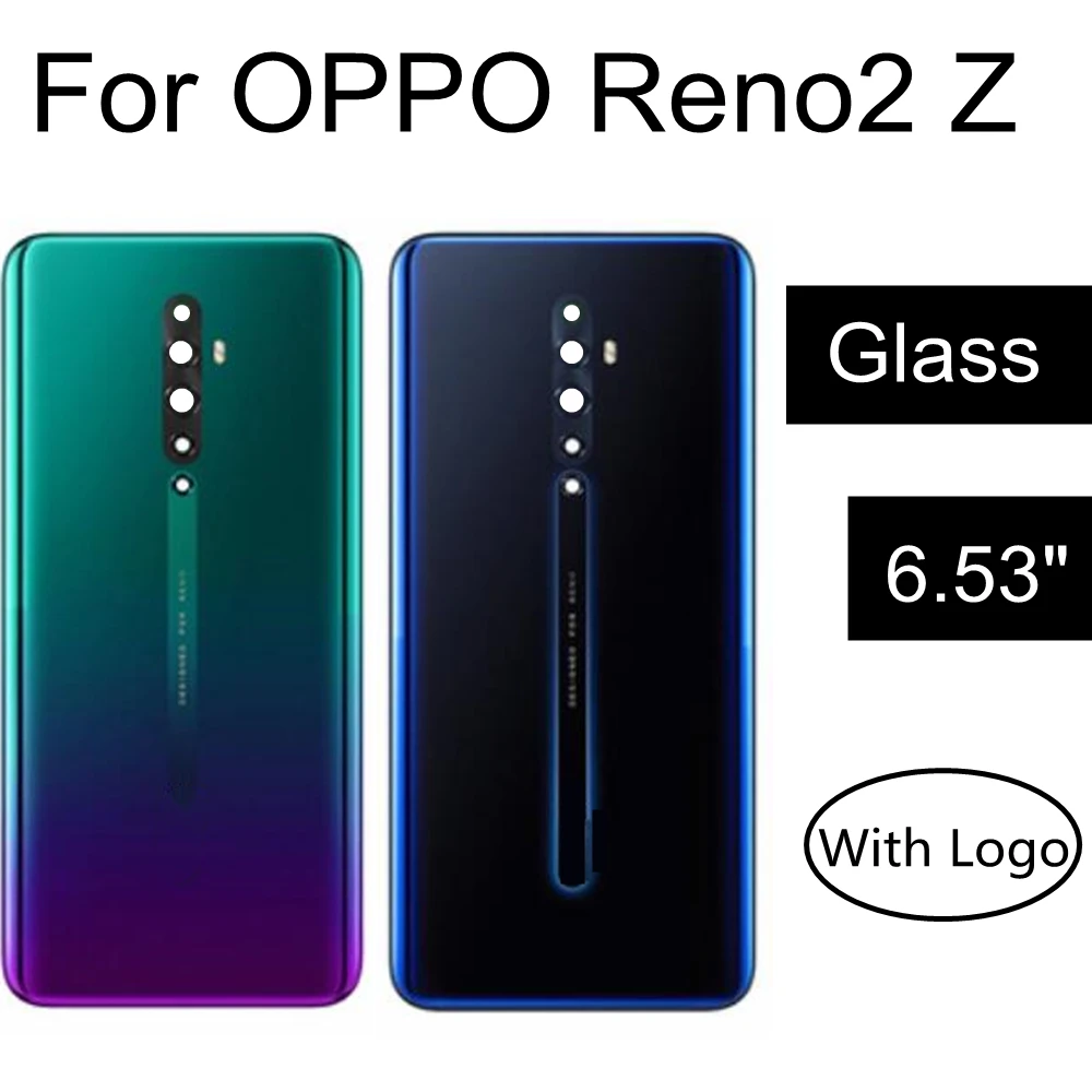 

For OPPO Reno2 Z Reno 2z Battery Back Rear Cover Door Housing Battery Back Cover Replacement