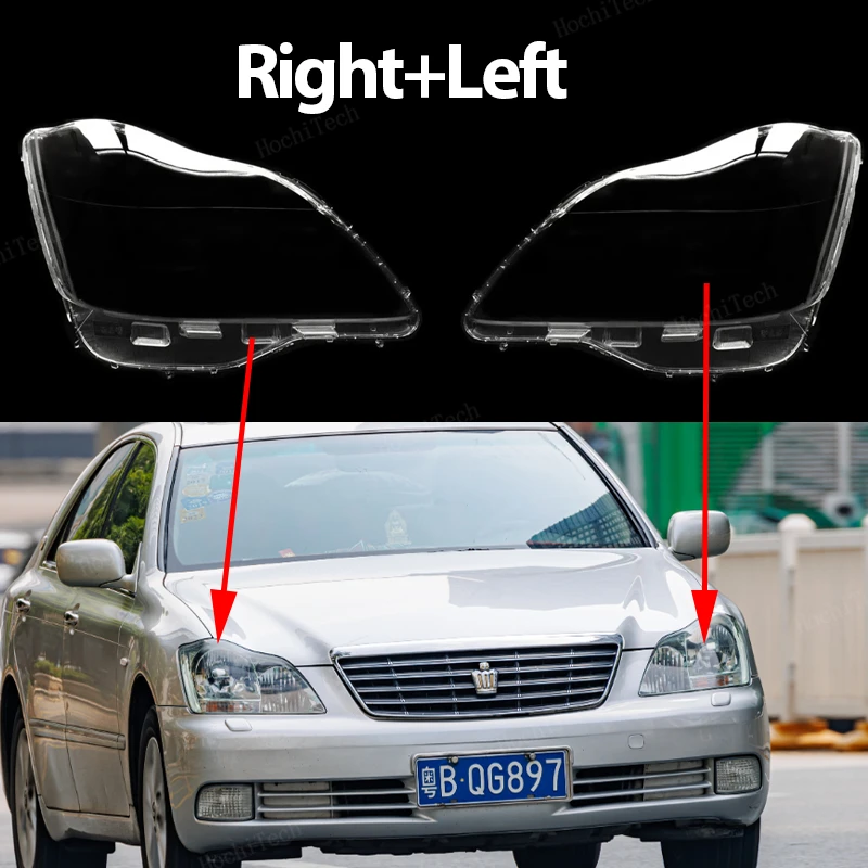 

Крышка фары для Toyota Crown S180 2003-2008, прозрачный корпус, передние фары, корпус, стеклянная крышка лампы