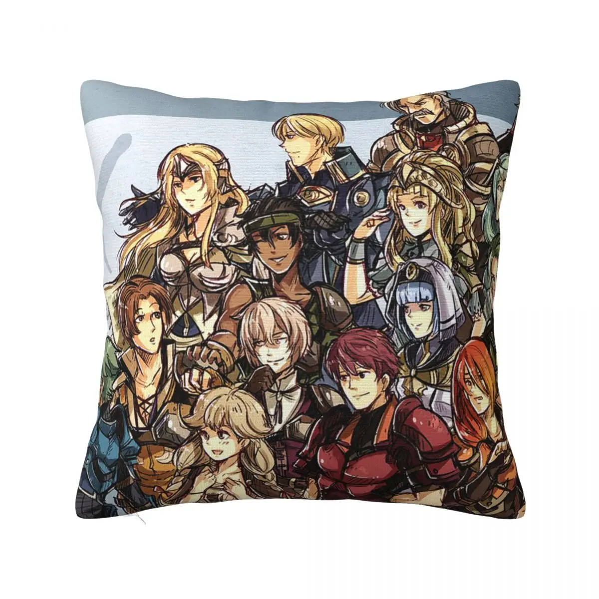 

Cartoon 3D Fire Emblem Three Houses Pillowcase Printing Polyester Cushion Cover Decorative anime Throw Pillow Case Cover 40X40cm