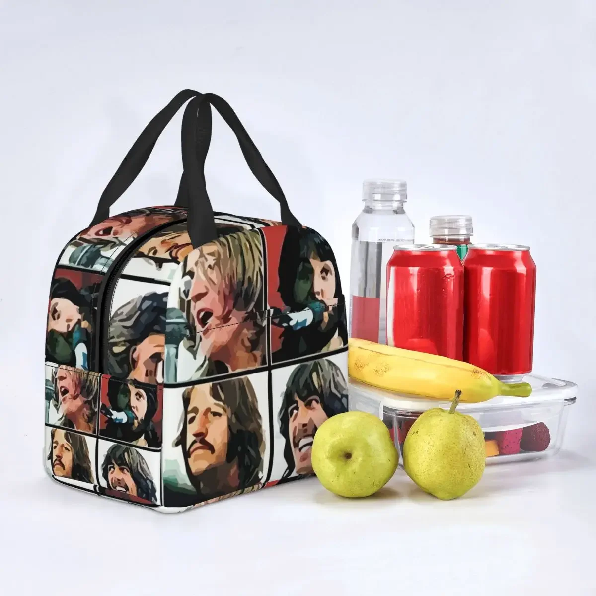 Сумка для ланча мужчин и женщин The Beatle Memebers художественные термосумки переносной