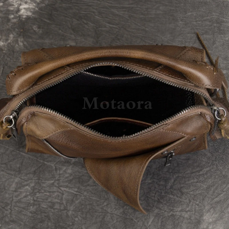 MOTAORA новая модная квадратная сумка из воловьей кожи маленькая через плечо