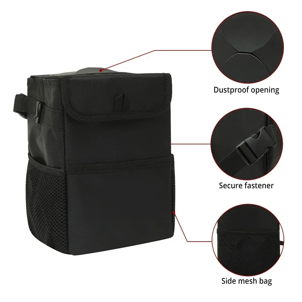 Карманы для хранения крышек мусорных баков 100% Герметичный органайзер