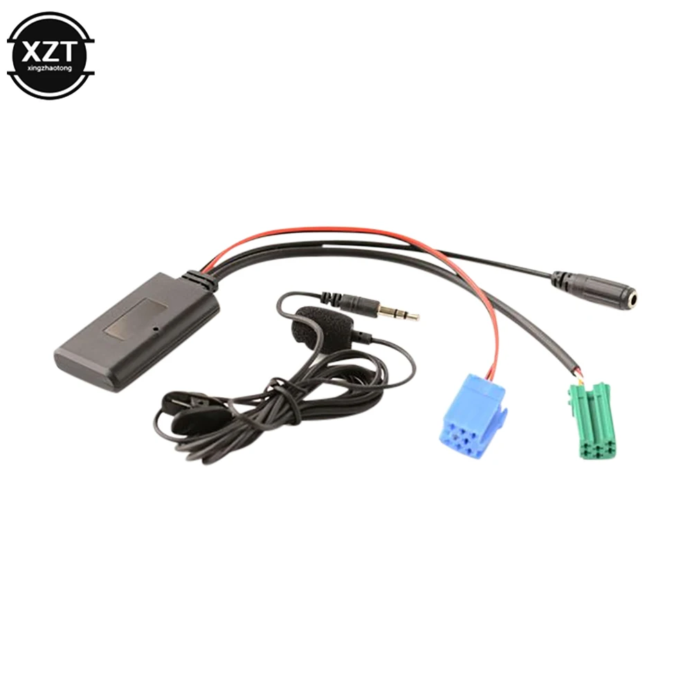 

Car Bluetooth-compatible 5.0 Aux Cable Microphone Handsfree Mobile MIc Phone Adapter For Renault Megane 2 Updatelist Radio