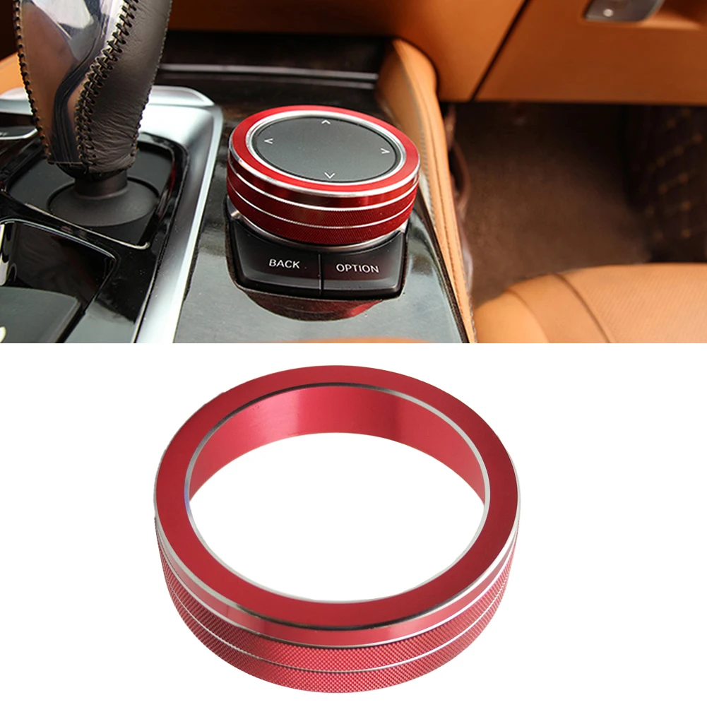 

For BMW 1 2 3 4 5 6 7 Series Cover Ring Button Knob Cover Aluminum Alloy Car Accessories For Ultimedia Controller