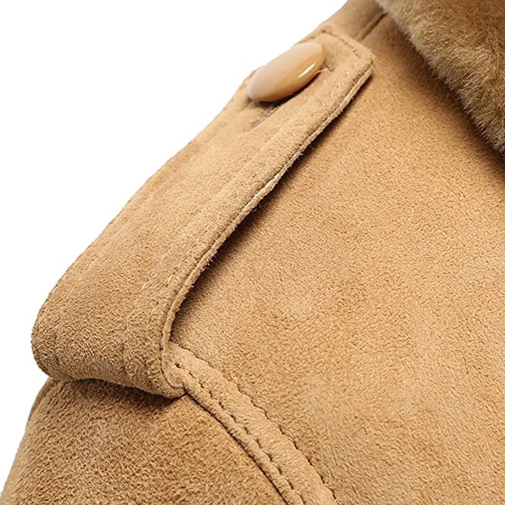 Мужская дубленка Denny&ampDora куртка из овчины B-3 верхняя одежда-бомбер летное пальто