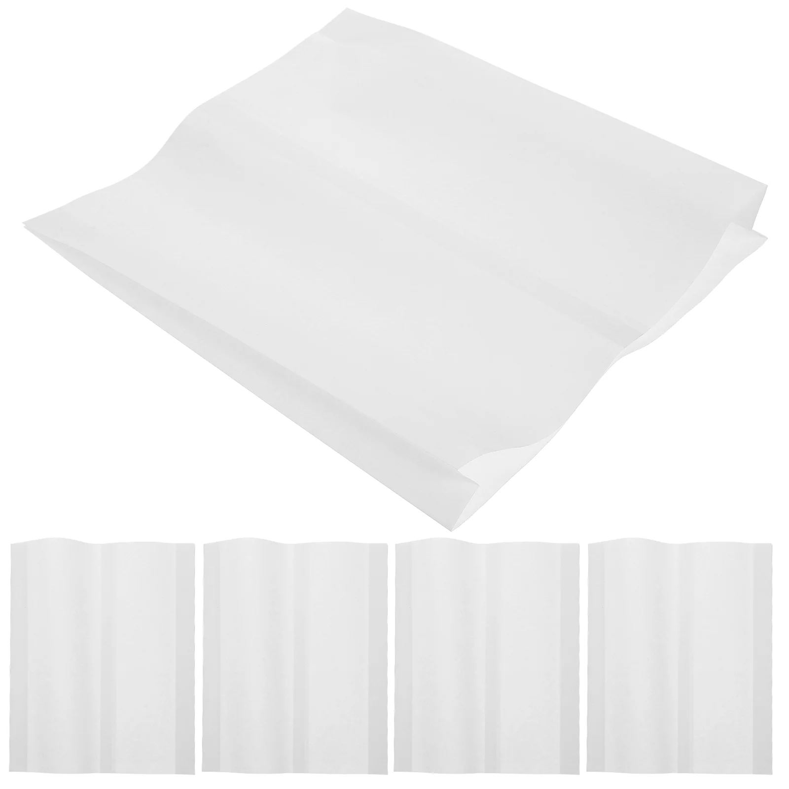 

100pcs Grease Resistant Paper Treat Bags Bakery Sleeves Cookie Paper Bags French Fries Treat Bags