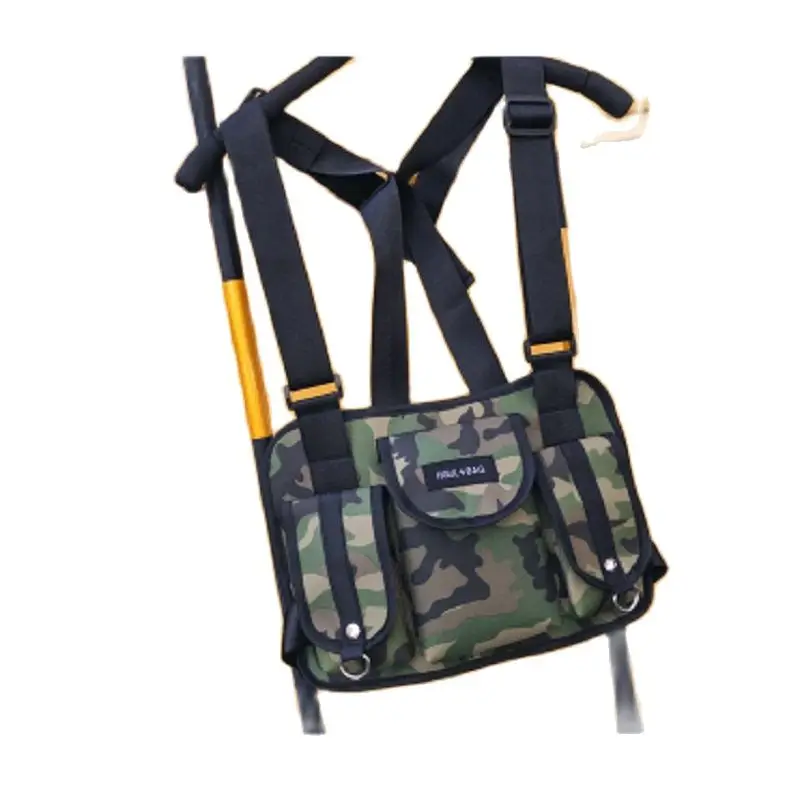 

Two Way Radio Chest Rig Waist Bag Hip Hop Funny Streetwear Functional Tactical Packs Belt Bags West Cross Shoulder Bags