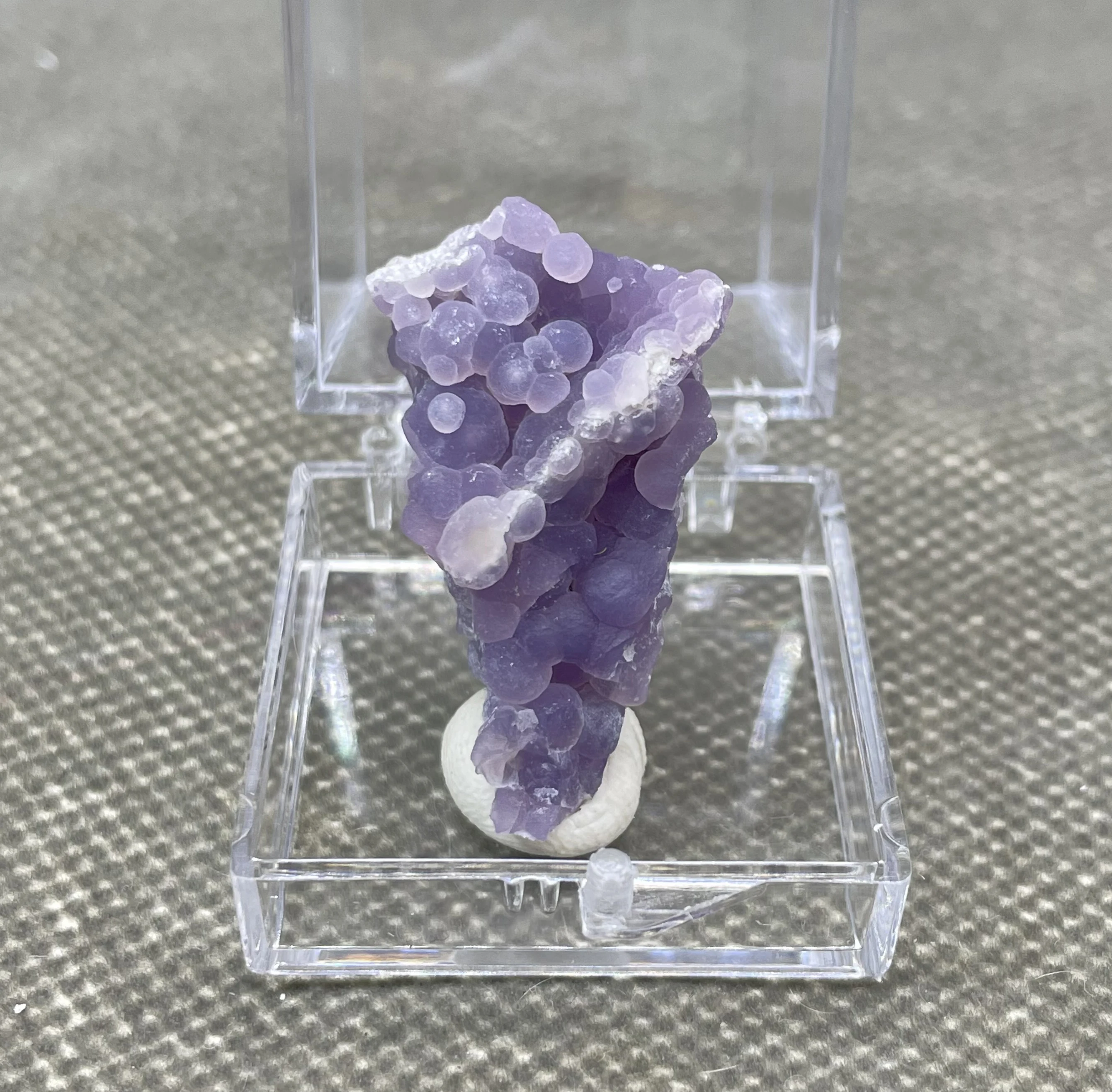 

NEW! 100% natural grape agate mineral specimen stones and crystals healing crystals quartz gemstones (box size 3.4 cm)