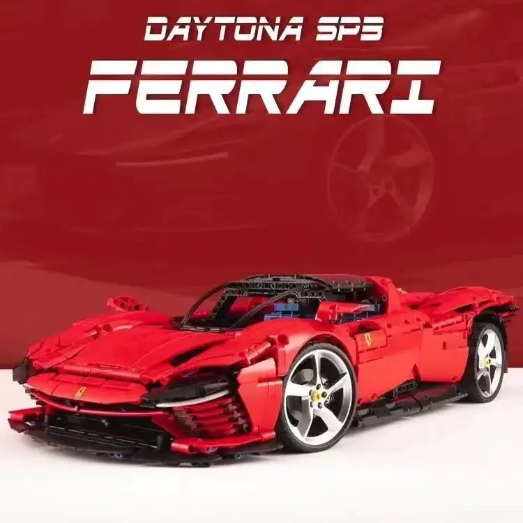

2023 New 3778 PCS Technical Ferraried Daytona SP3 42143 Supercar Model Building Block Toys For Boys Girls Birthday birthday Gift