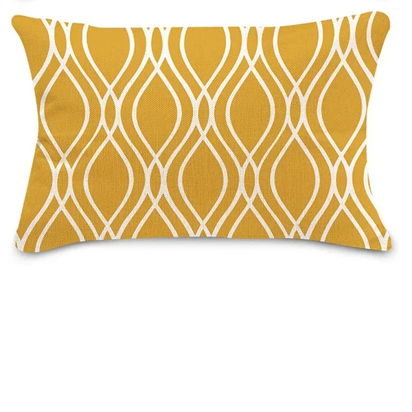 

Наволочка в скандинавском стиле, желтая, 40 х60, декоративная наволочка для дивана, 30 х50