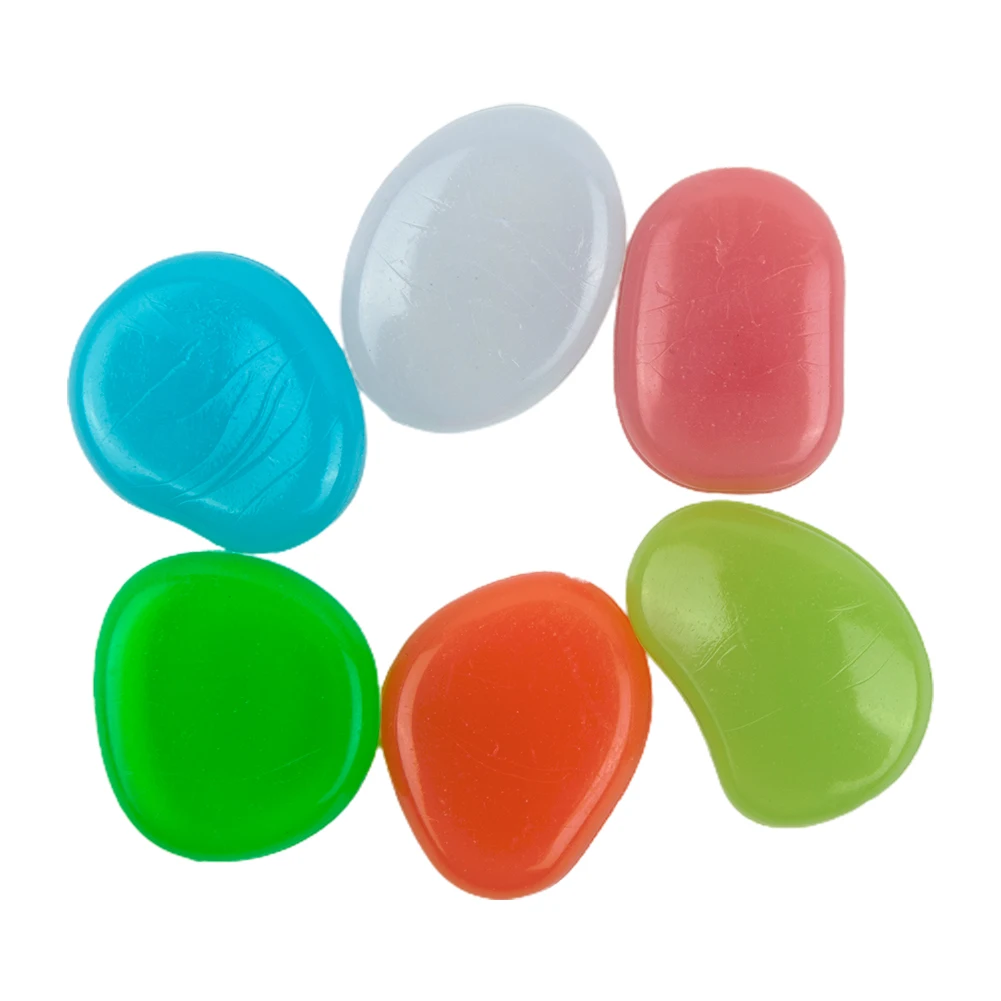 

50pcs Shining Pebbles Gardening Fish Tanks Vases Courtyard Landscaping Sidewalks Gardens Shining Stone Garden Decorations