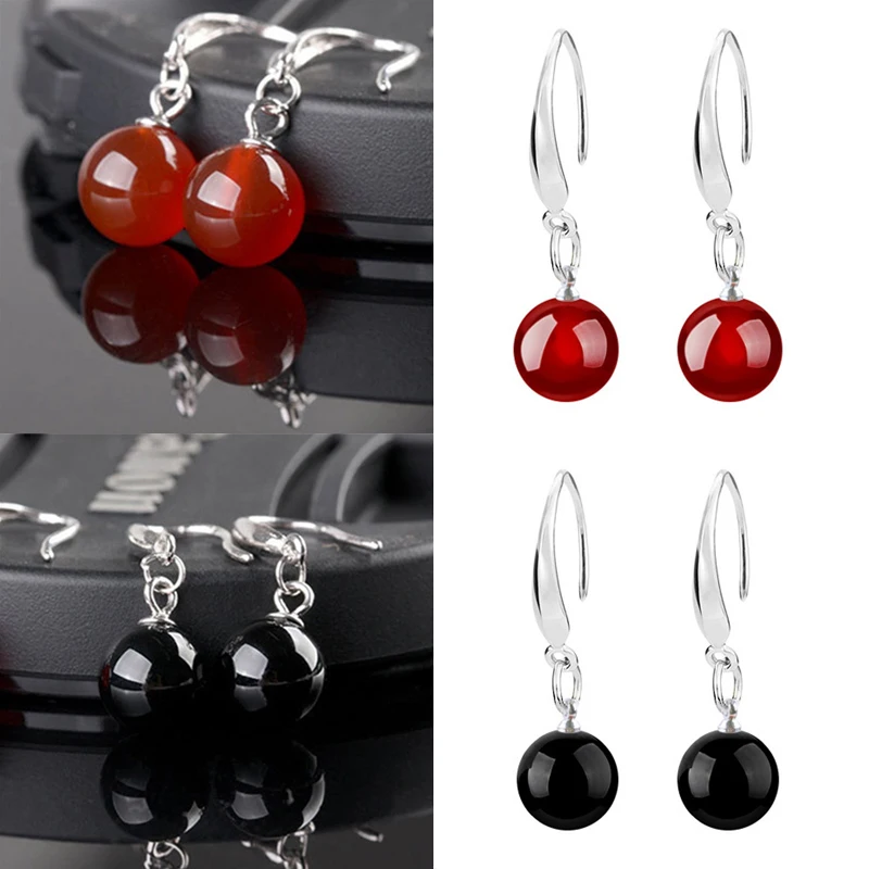 

Women Earrings Jewellery Gift Stud Hook Drop Dangle Girls Silver Plated