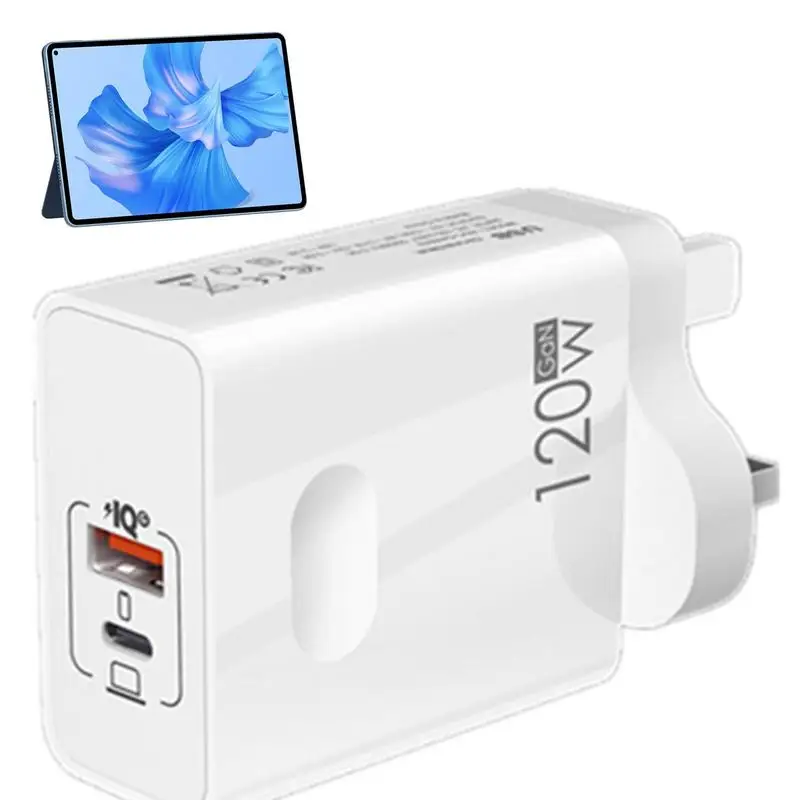

120W USB Phone Charger Laptop Adapter Power Adapter Phone Charger GaN Charger Cell Phone Charger Station Wall Charger Laptop