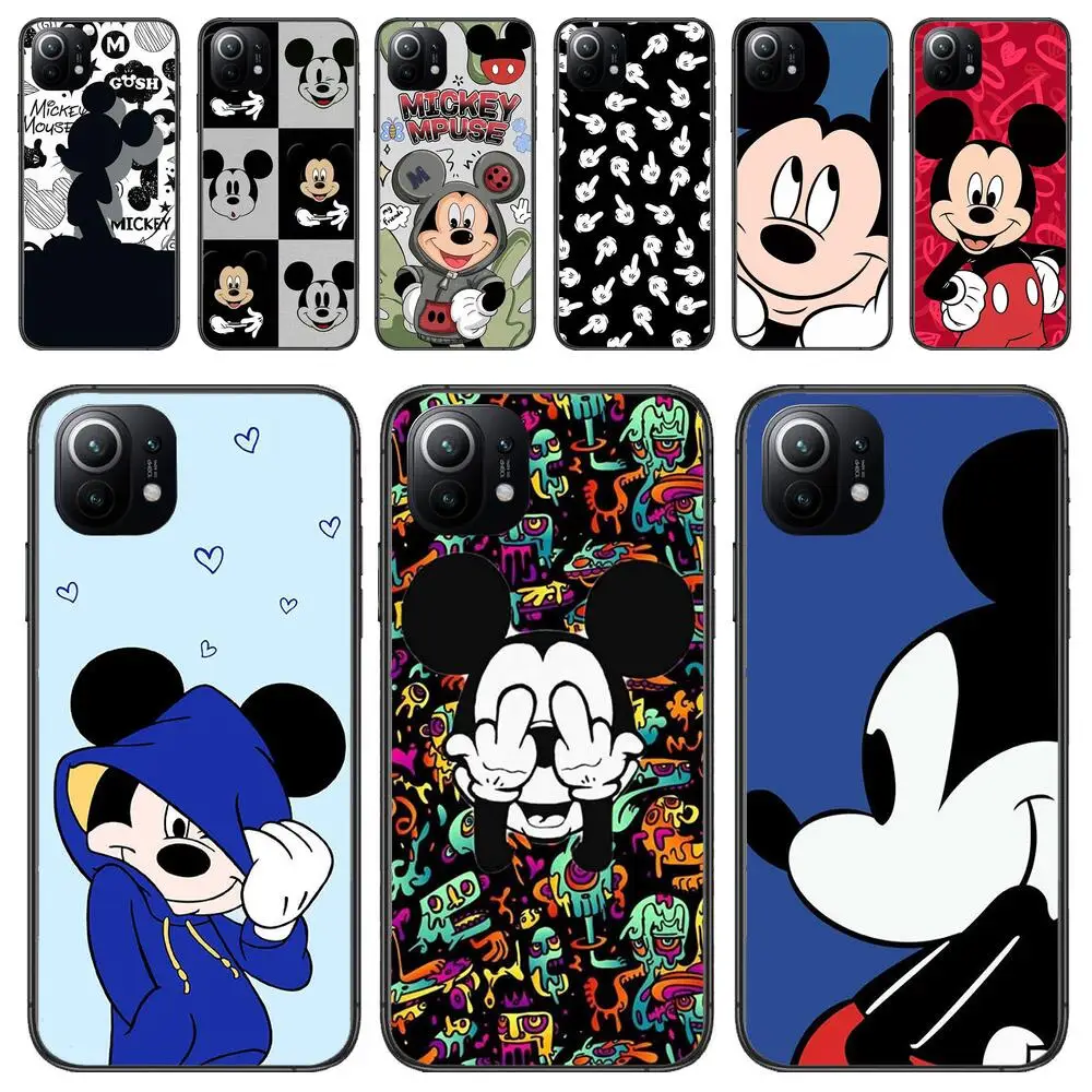 

Mickey Mouse New TPU Phone Case For Xiaomi 13 12 11T 9 11 10C 9T 8 9SE 11i Lite Ultra Note10 Poco F3 M4 M3 Pro Black Soft Cover