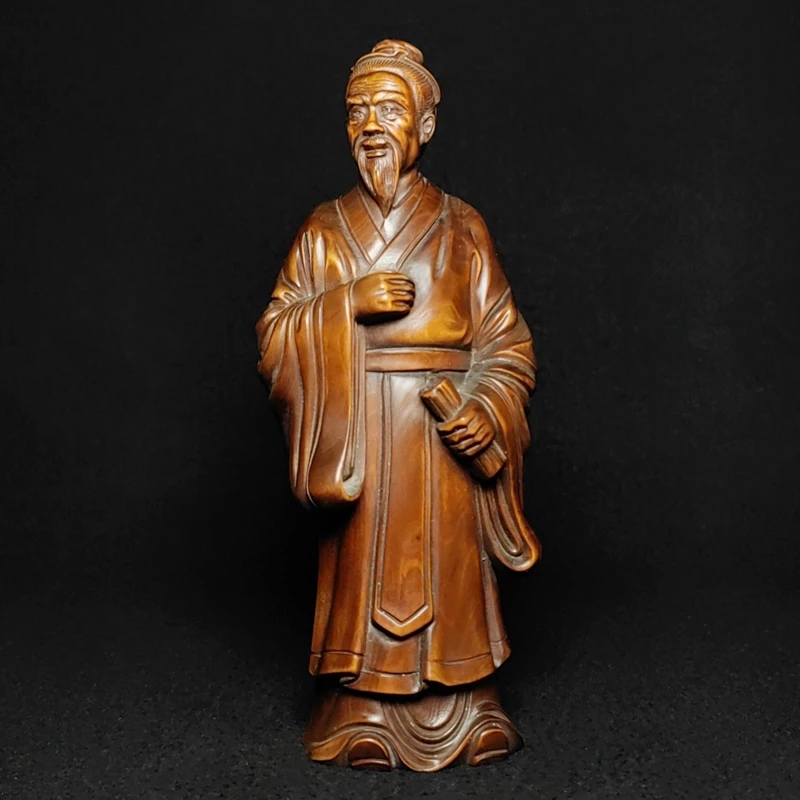 Статуя Конфуций из самшита конфуций беседы