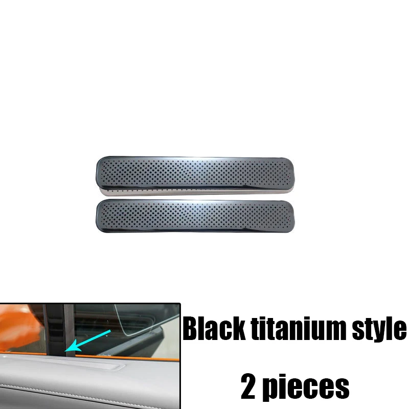 

Защитная накладка на верхний воздуховод из нержавеющей стали, аксессуары для декора интерьера автомобиля Zeekr X 2023 2024 2025