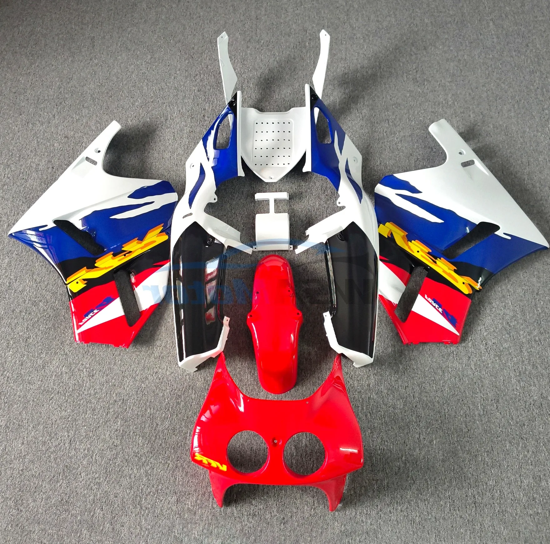 Новый комплект обтекателей из ABS-пластика - для HONDA VFR400 RVF400 NC30 1987-1988 VFR400RR Мотоциклетный ветровой спойлер, обтекатель ветрового стекла W (art.: 3920dca6d5fbf) - 3920dca6d5fbf