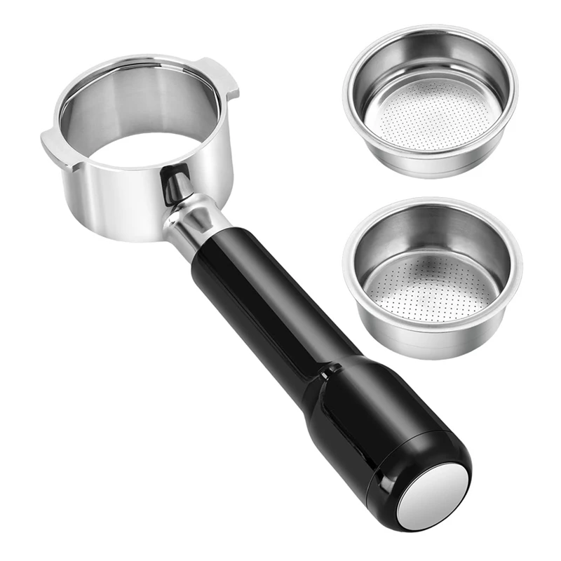 Бездонный портафильтр 51 мм с 2 корзинами для фильтров Delonghi ECO310/ECP35.31/ECP3631 Naked