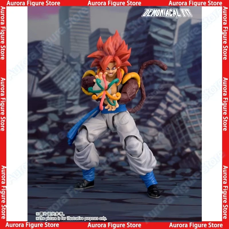 Фото В наличии: Demoniacal Fit DF Dragon Ball Z SHF Super Saiyan 4 SSJ4 Gogeta Savage Duo — Аниме-фигурки, игрушки, модели из ПВХ, подарок №5