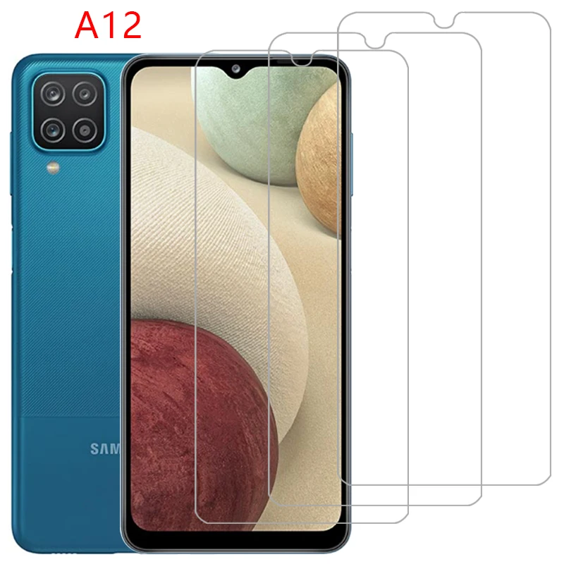 Чехол из закаленного стекла для телефона samsung galaxy a12 задняя крышка samsunga12 galaxya12 a 12