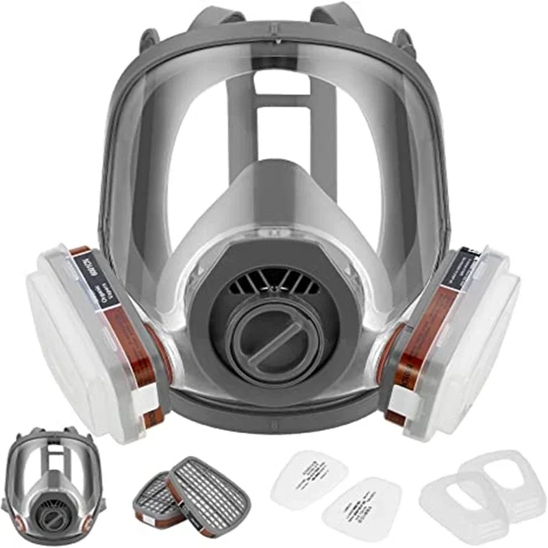 Маска-респиратор на все лицо кислота/органический/аммиак 6800 многофункциональные