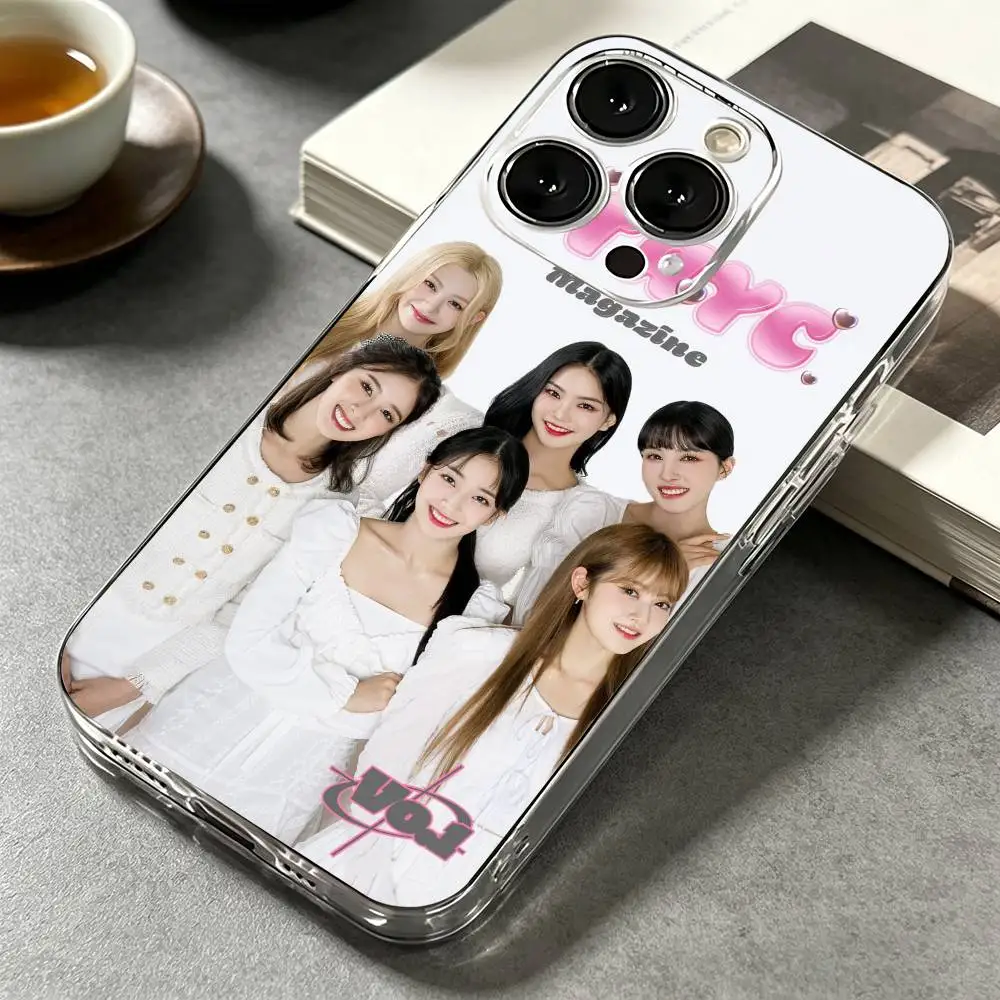 Фото Прекрасный уникальный чехол для телефона Lovely Idol S-STAYC Yoon для iPhone 17 16 15 11 12 14 13 Pro Max Mini 17E, противоударный, прозрачный №5