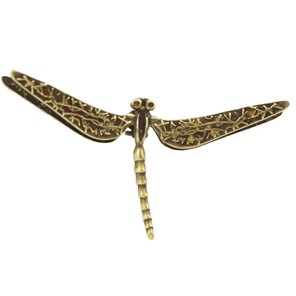 

Dragonfly Brass Decor Figurine Animal Room Statue Silver Ornaments The Living Ornament Sculpture Lucky Figurines Figure