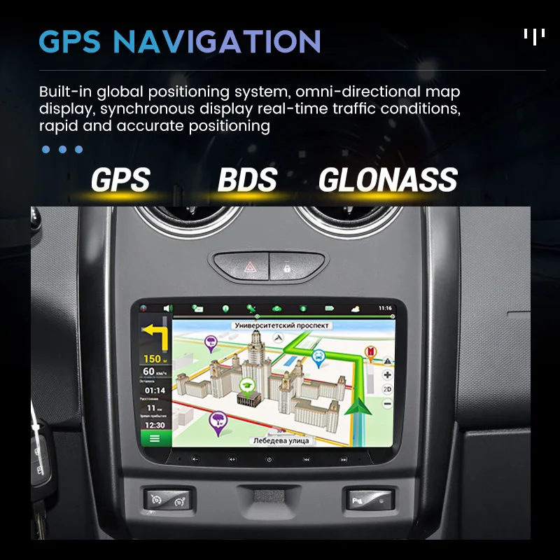 Автомагнитола MEKEDE 8 Гб 128 ГБ 2 Din Android дюймов для Dacia Sandero Duster Renault Captur Lada Xray Logan