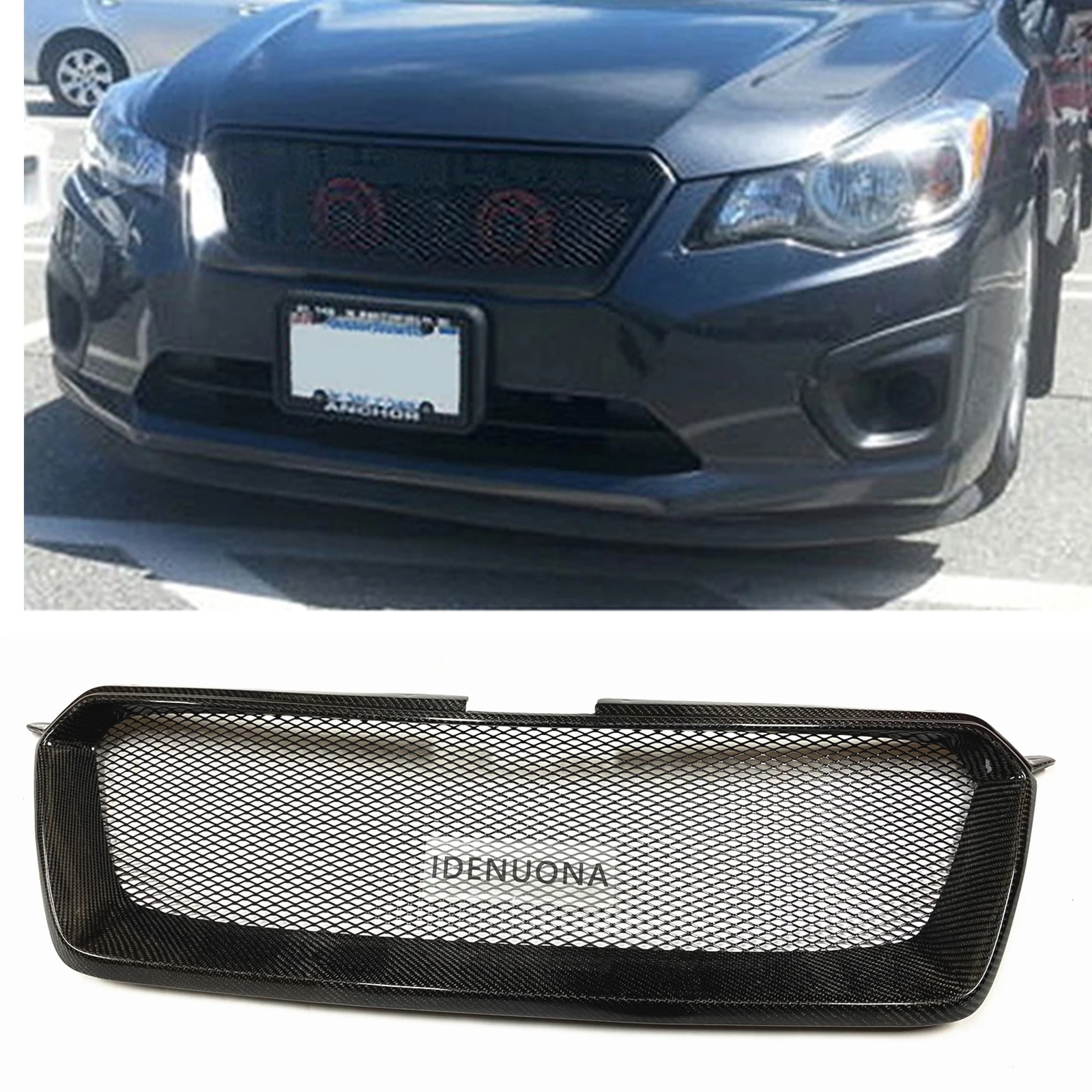 

Решетка Передняя гоночная для Subaru Impreza 2.0i 2012,7-2016, в виде сот
