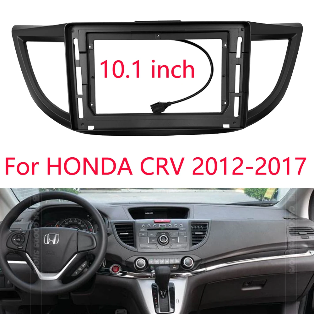 

Car Fascia Emergency Light Work For HONDA CRV 2012-2017 Panel Dash Mount Installation Double Din Car Dvd Frame Kit