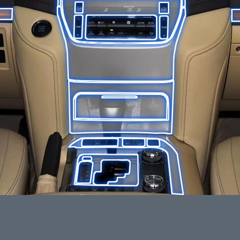 Защитная пленка из ТПУ для Toyota Land Cruiser 2016-2019 2020 2021 2022 автомобильный