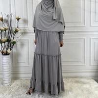 one pieces prayer dress muslim ramadan outfit kaftan robe eid women abaya dubai long khimar jilbab hijab dresses islam clothes