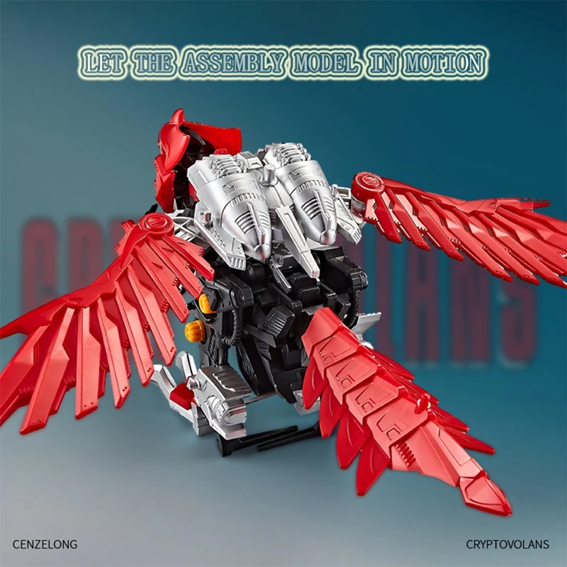 Электронная сборка игрушка динозавр модель дракона блок детская механика