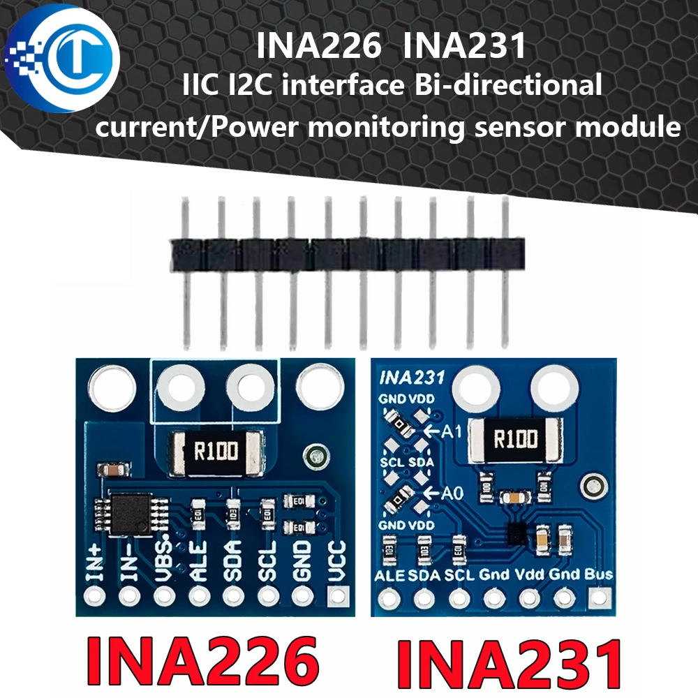 Двухнаправленный модуль датчика мониторинга тока/мощности INA226 INA231 IIC I2C для Arduino