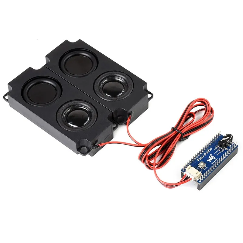 

Raspberry Pi Pico Audio Expansion Board with Speaker Dual Channels Speaker Headers Output Headphones And Speakers