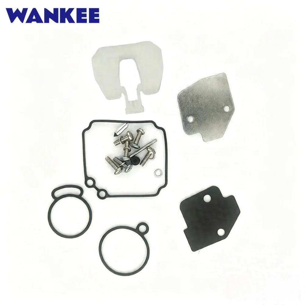 Фото Ремкомплект карбюратора Wankee 3PCS 3C8-87122-1 для лодочных моторов Tohatsu M40 M50 40HP 50HP 2-тактных №4