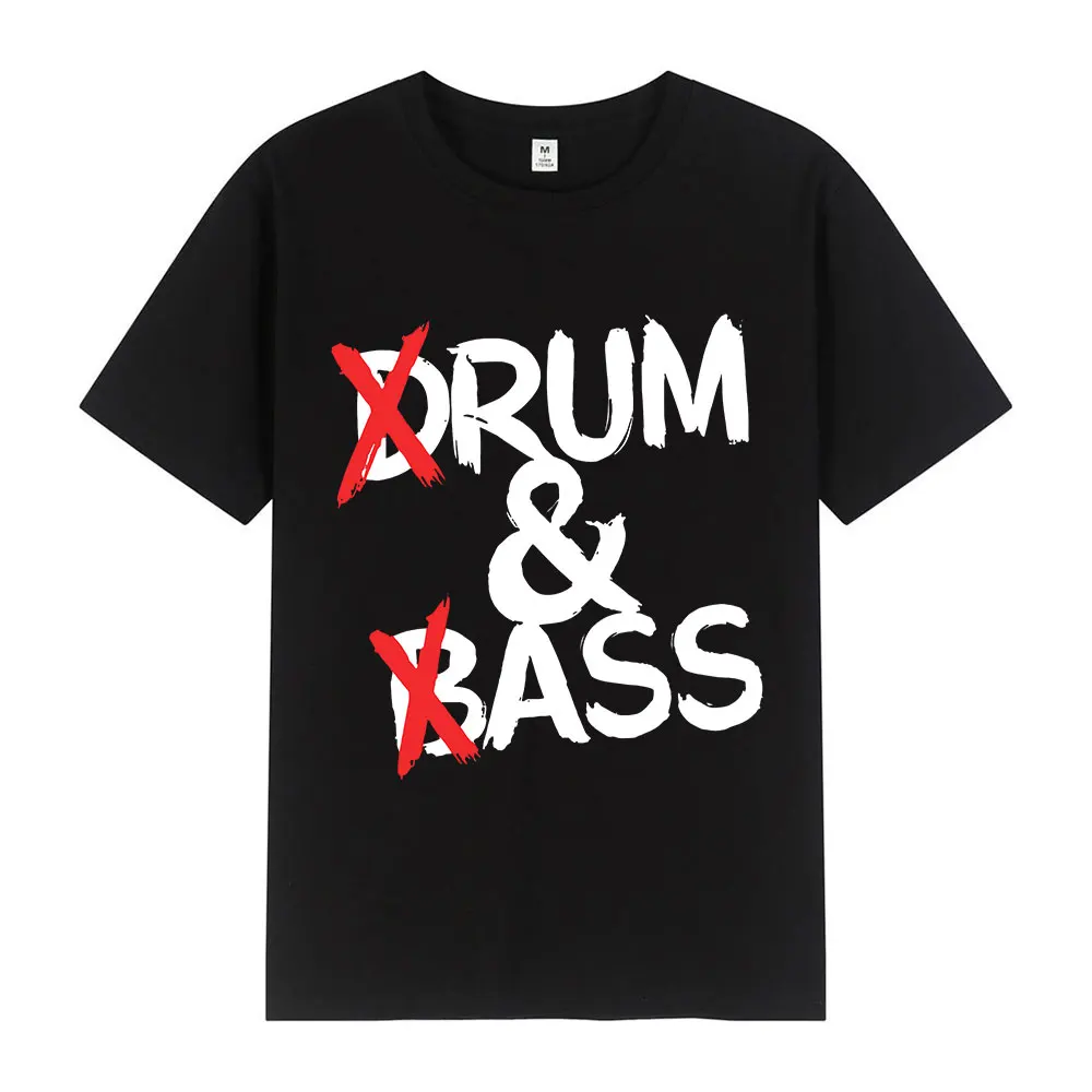 Funny Drum and Bass T Shirts Rum Ass Lovers Jokes Short Sleeve Cotton Soft T-shirt Unisex Fashion Casual Tee Shirt Oversized