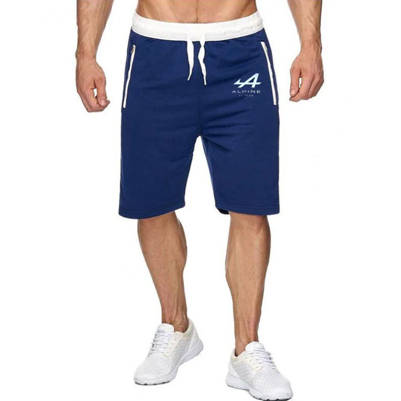 

Summer Hot Sale Men's Running Shorts Alpine F1 Team Fernando Alonso Printed Fitness Men's Sports Shorts Men's Gym Shorts For Men