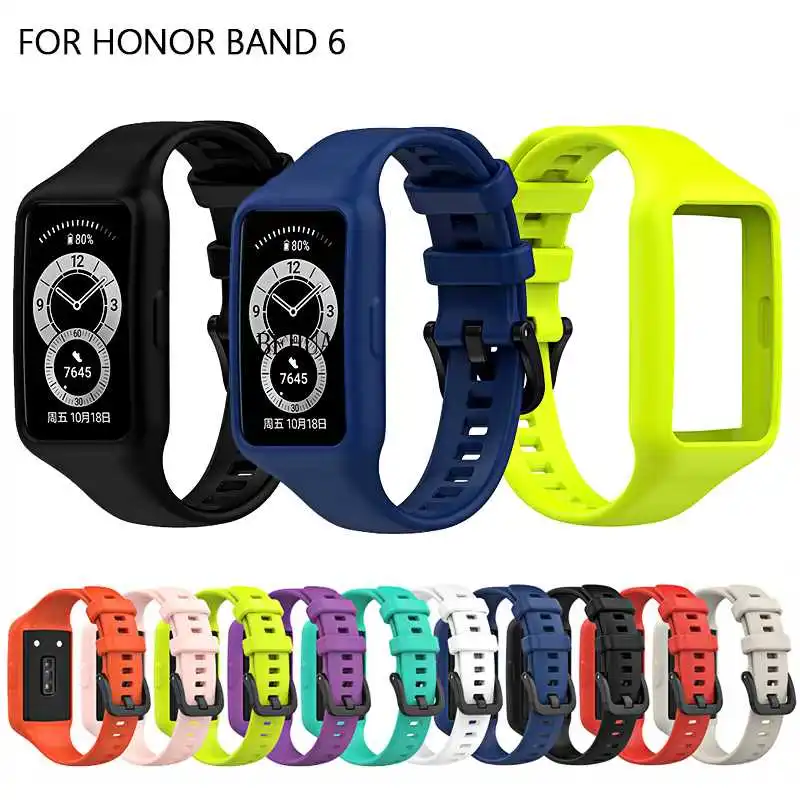 

Heouyiuo Simplicitye Strap For Huawei Honor Band 6 Band Smart Watch Wristband Bracelet WatchBand