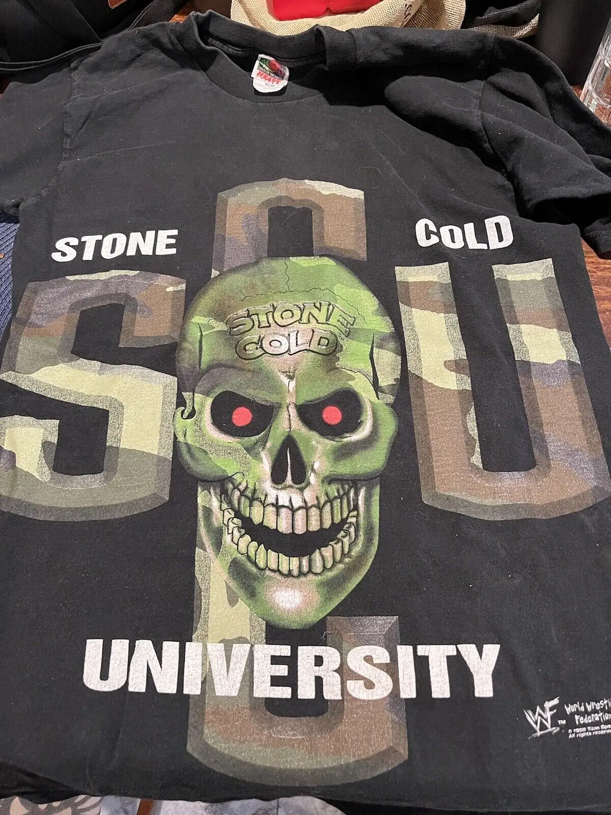 Винтажная холодная Университетская футболка с редким камнем для взрослых