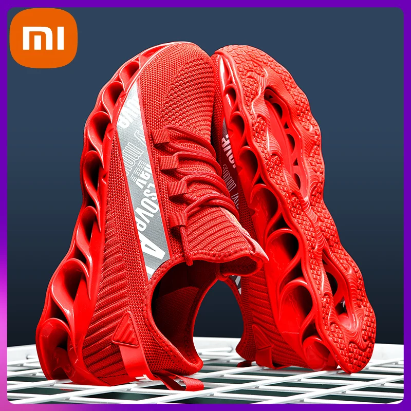 

Кроссовки Xiaomi Мужские дышащие, теннисная обувь, Роскошные, повседневные, для бега