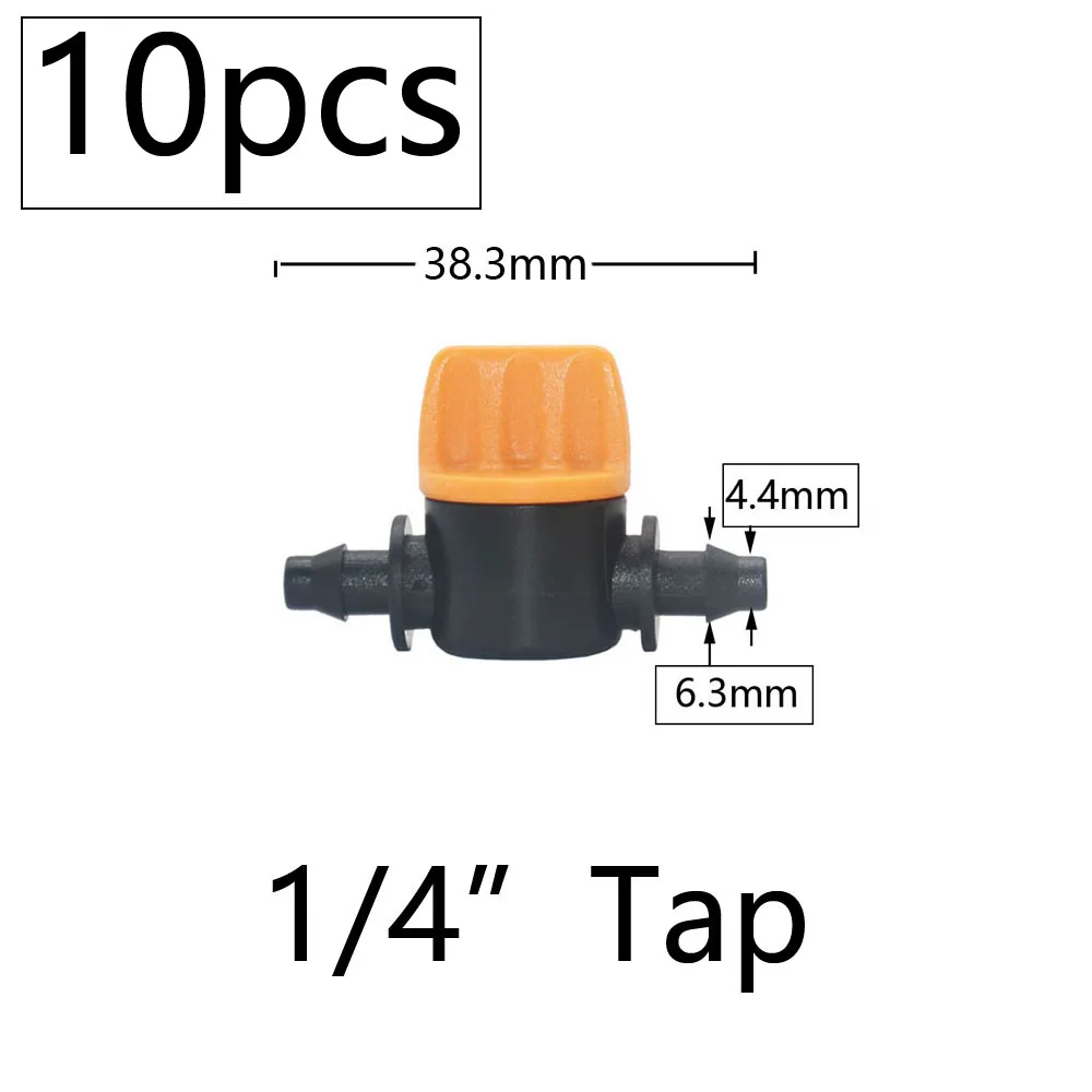 10 шт. миниатюрные пластиковые запорные соединительные клапаны соединители для