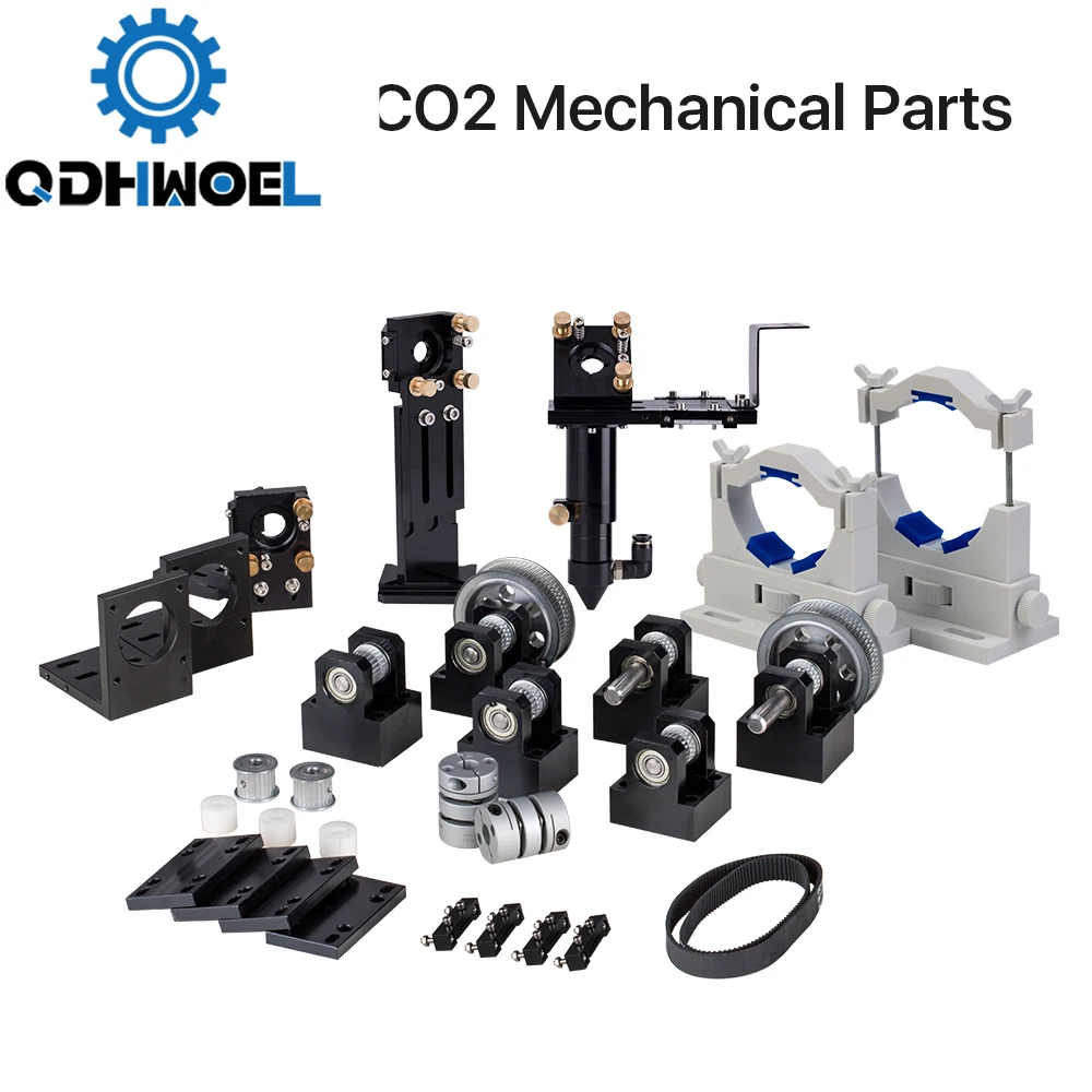 

QDHWOEL E Series CO2 Laser Mechanical Parts Metal Components for DIY CO2 Laser Engraving Cutting Machine