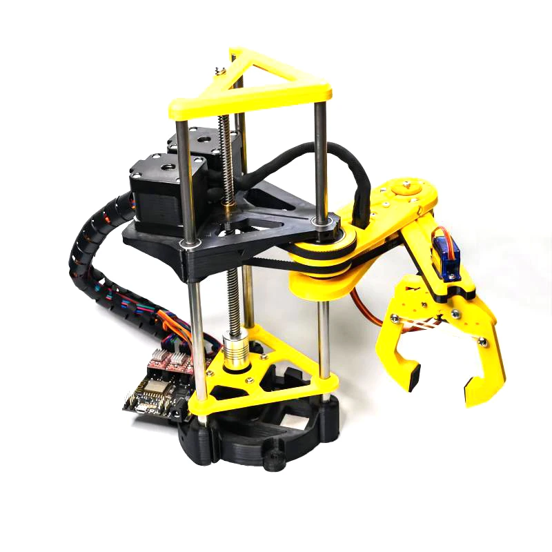 Multi Axis Scara Robot Arm Modello Di Manipolatore Di Stampa 3D Per Arduino Robot Kit Fai Da Te Con Artiglio Motore Passo-Passo Esp8266 Programmabile