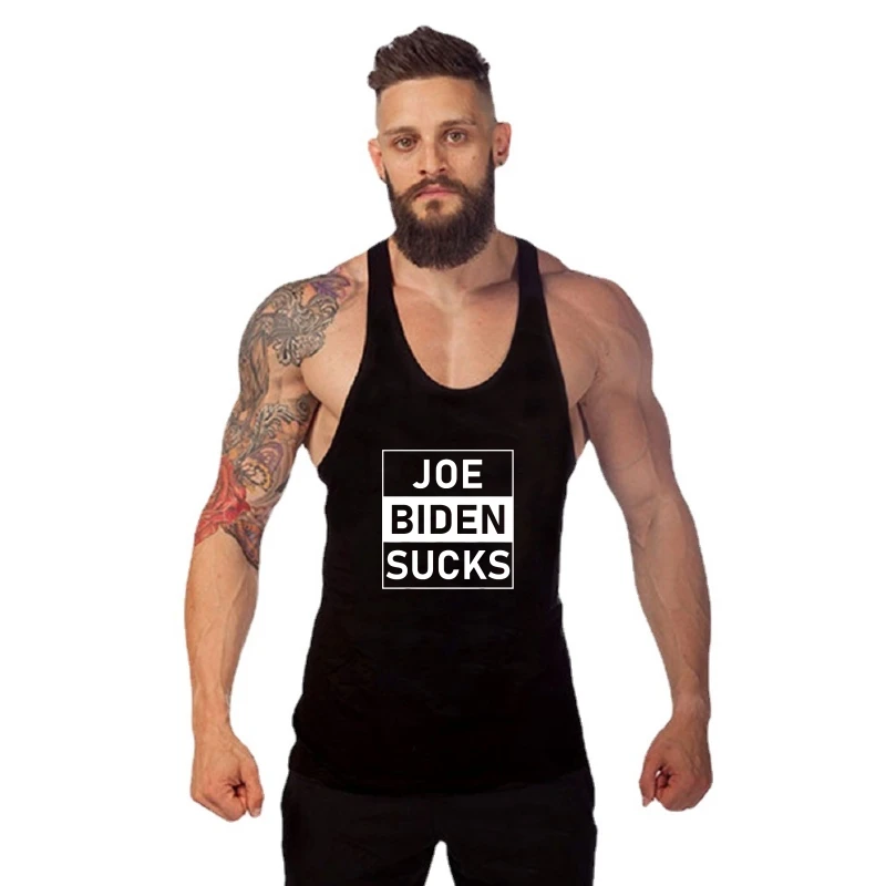 

Joe Biden Sucks Anti Biden tank tank top men Classic Men gym Gym t-shirt man men Funny Gym t-shirt man Cotton Normal