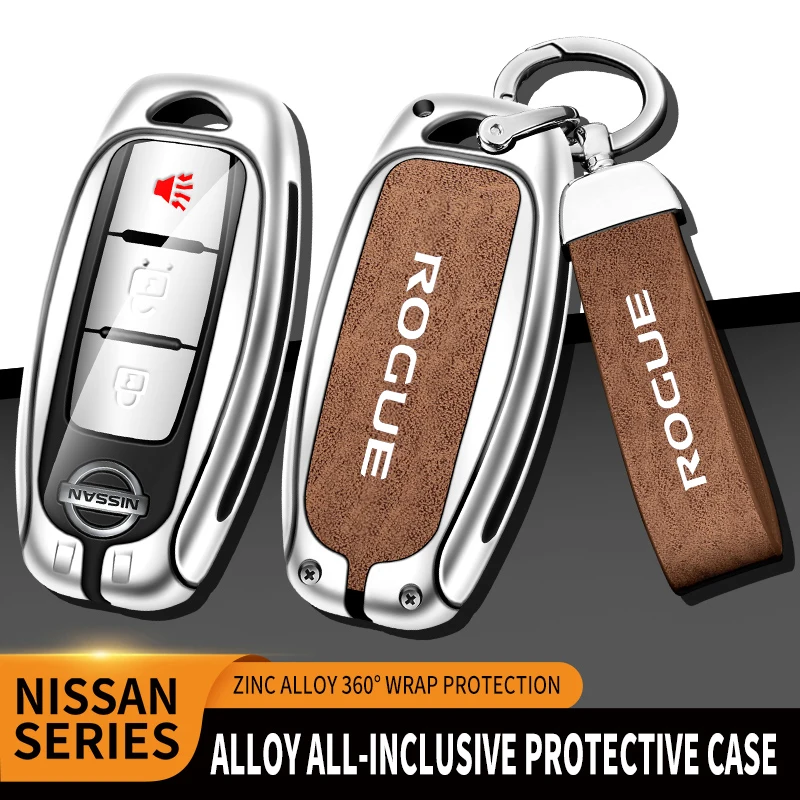 

Zinc Alloy Car Key Cover Men Women Upscale Keychain Case For Nissan Rogue