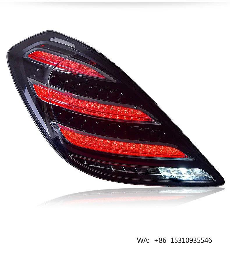 Фото Новые черные светодиодные задние фонари 2013-2016 годов для Mercedes Benz S-class 222 S320 S35 W222 12V №1