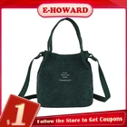 Винтажная маленькая Вельветовая сумка на плечо для женщин, новинка 2022, Женская Холщовая Сумка через плечо, миниатюрные сумки-тоуты, Женский Повседневный кошелек, сумка-мешок